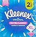 Produktbild Kleenex Original Taschentücher Extra Large, 8 x Duo Box mit je 40 extra großen Tüchern (16 Boxen insg.), 3-lagig, Großpackung