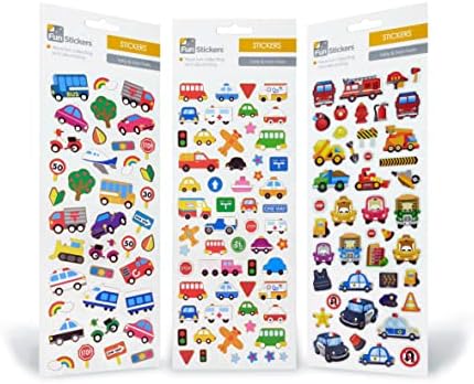 Bird, Flower & Woodland Animal Stickers for Children, Kids, Toddlers, Adults 3 Pack - Scrapbook Decorations, Craft Activities and Party Bag Filler Favours - Robin Owl Fox Badger Hedgehog Butterfly