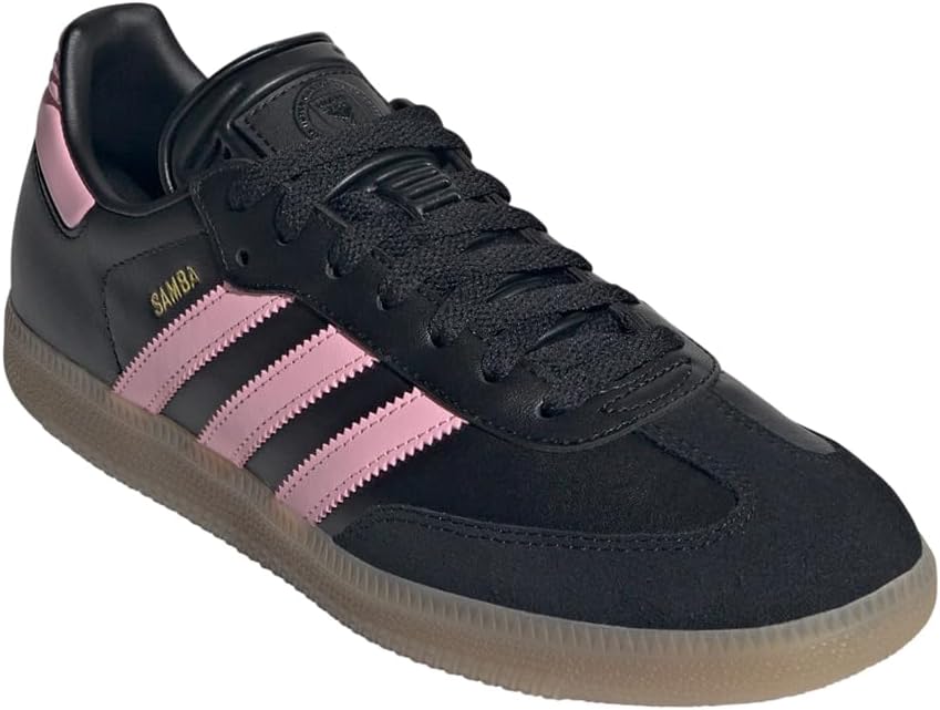 adidas Mens Samba Inter Miami Lace Up Sneakers Shoes Casual - Black, Pink - Size 10 M - Image 2
