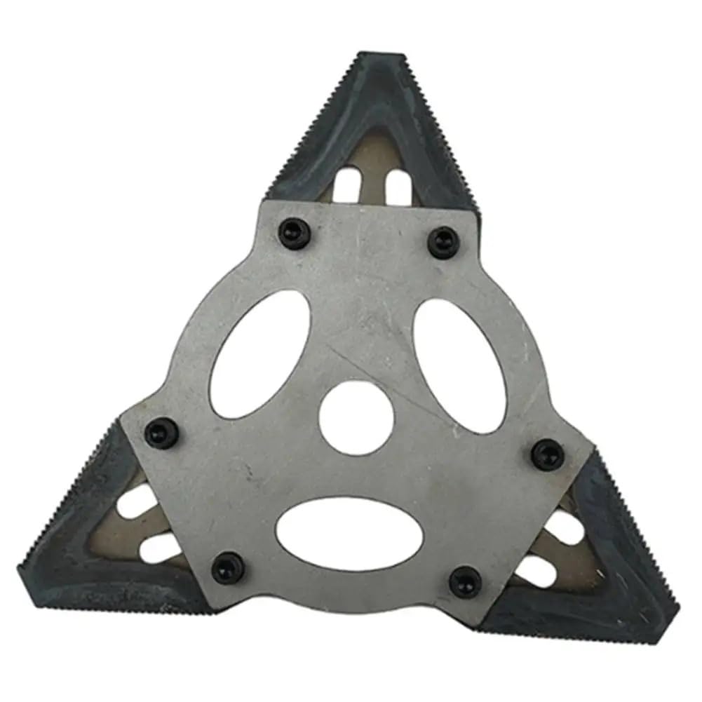 1 Pieza de Cuchilla desbrozadora de 3 Dientes de Acero al Carbono, Piezas de cortadora de césped, Accesorios for Herramientas de jardinería, Piezas de Recortadora de jardín