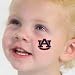 NCAA Auburn Tigers 4-Pack Waterless Temporary Tattoos (Logo)