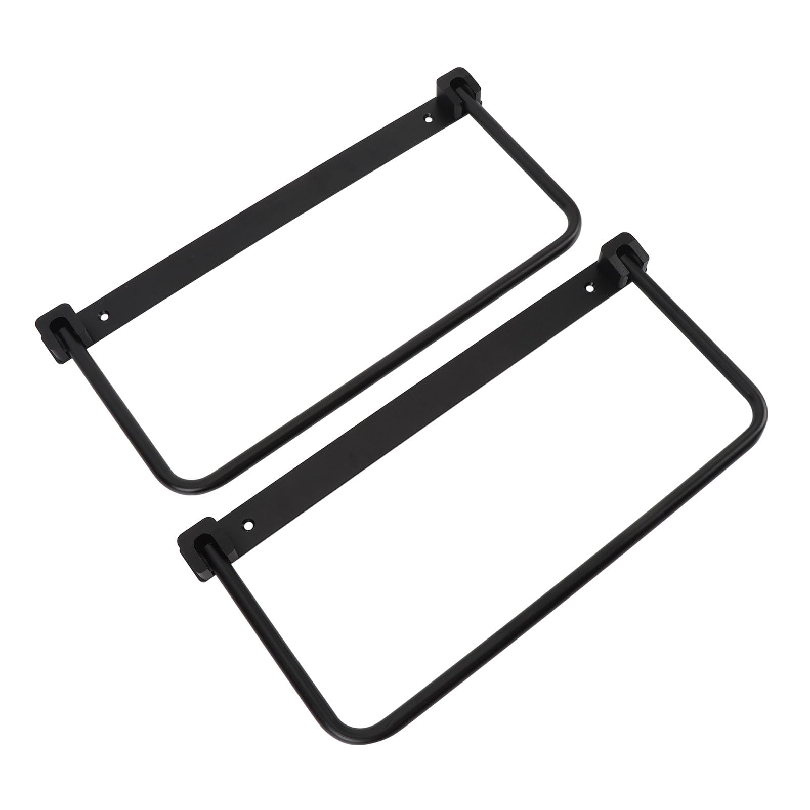Jelquix Foldable RV Shoe Rack Space Saving Aluminium Alloy Wall Mounted Shoe Organizer for Caravans and Yachts (Black)