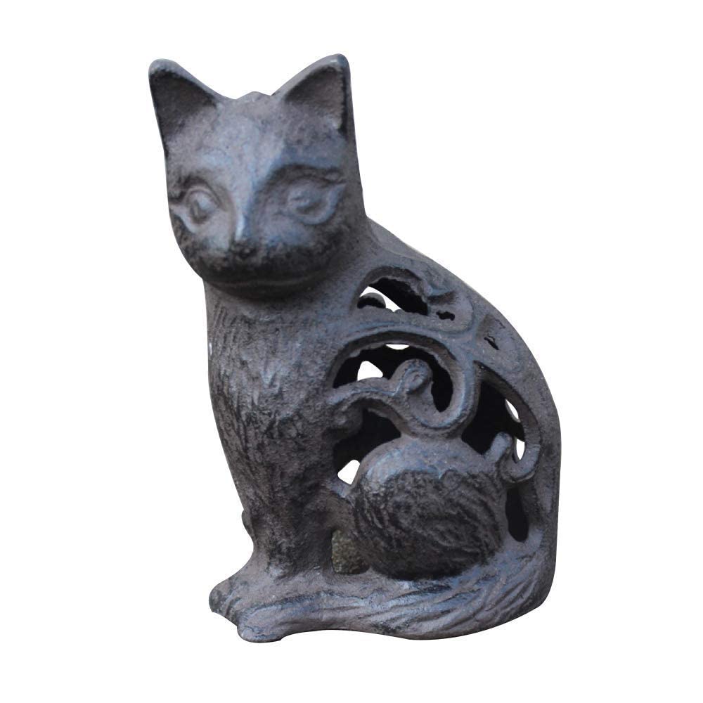 Żeliwo Kitten Rzemiosło Kute Hollow Catmodeling Ozdoby do ogrodu domowego Ozdoby