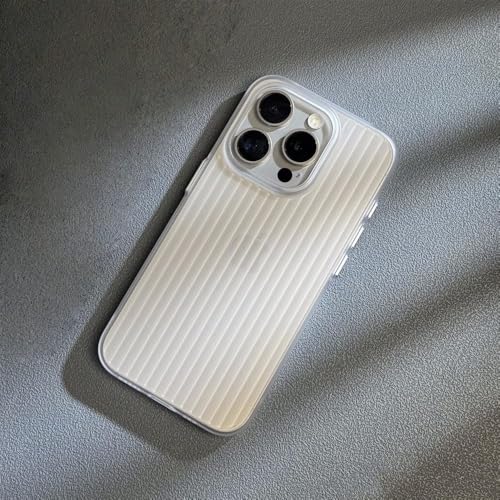 Coque à rayures plaquées de luxe pour iPhone 14 Pro Max qui sublime votre style