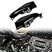 Motorcycle Mid Frame Air Deflectors Heat Shields Kits Fit for Harley Davidson Touring Street Glide Road Glide Electra Glide Road King Ultra Limited Tri Glide CVO 2009-2024 Gloss Black