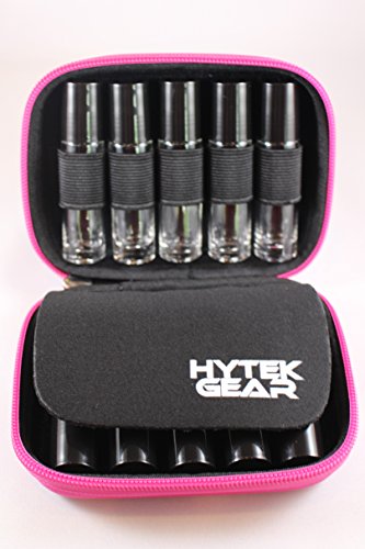 Essential Oil Carrying Case Holds 10 Bottles Perfect for Roller Bottles 5ml - 10ml Multiple Colors! (1 Pack, Pink)