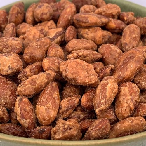 NULTHY - 500gr Almendras Caramelizadas - Snack Gourmet, Frutos Secos, Tostadas y Caramelizadas Artesanalmente, Textura Crujiente, Dulce Natural, Aperitivo y Postre