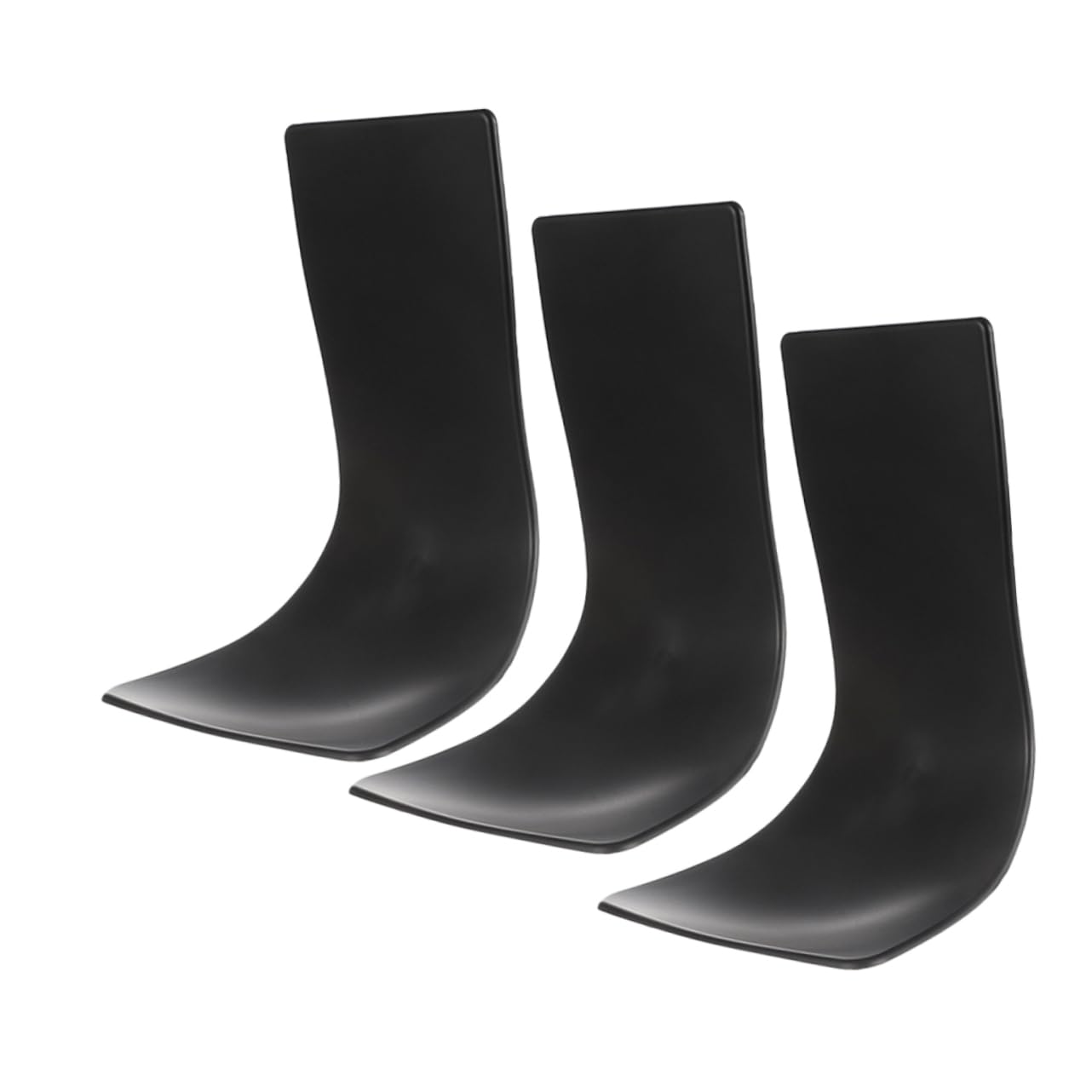 Set 3 Pezzi Vassoio per Dosatore Sapone Bagno in Plastica Nero, Supporto per Lavaggio Mani Anti-spill che Previene Traboccamenti, per Montaggio a Muro