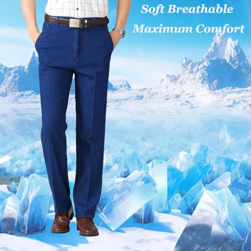 Jett Jeans for Older Men,JettJeans3 - Men's Classic Straight Fit Stretch Jeans,Soft,Flexible2