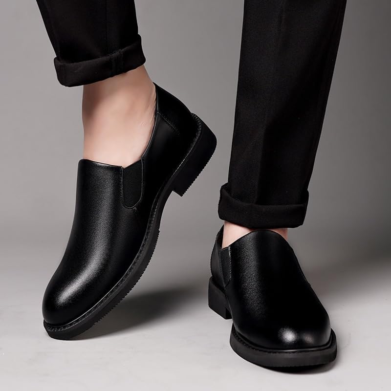 Classic Slip-On Formal Tuxedo Shoes Men Fashion Dress Business Shoe Pointed Toe Patent Leather Lace Up Oxford Prom Wedding3