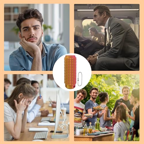 Little Ouchies Fidget, Portable Stim Tool, Pocket Mini Fidget Toy for Adults, Pain Stim Fidget, 3D Printed Venting Key Pendant, Spiky Grippie Stim Keychain for Anxiety Relief Positive, Novelty Gifts - Image 7