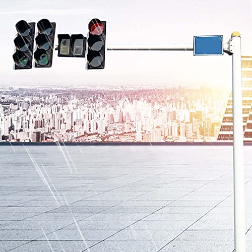 Feu de signalisation Rouge Jaune Vert avec boîtier PC résistant 200mm - 4