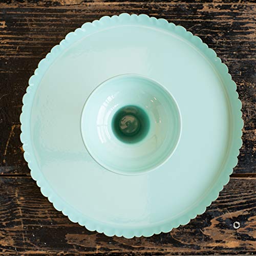 Now Designs Tin Cake Stand, Aqua #TOP6
