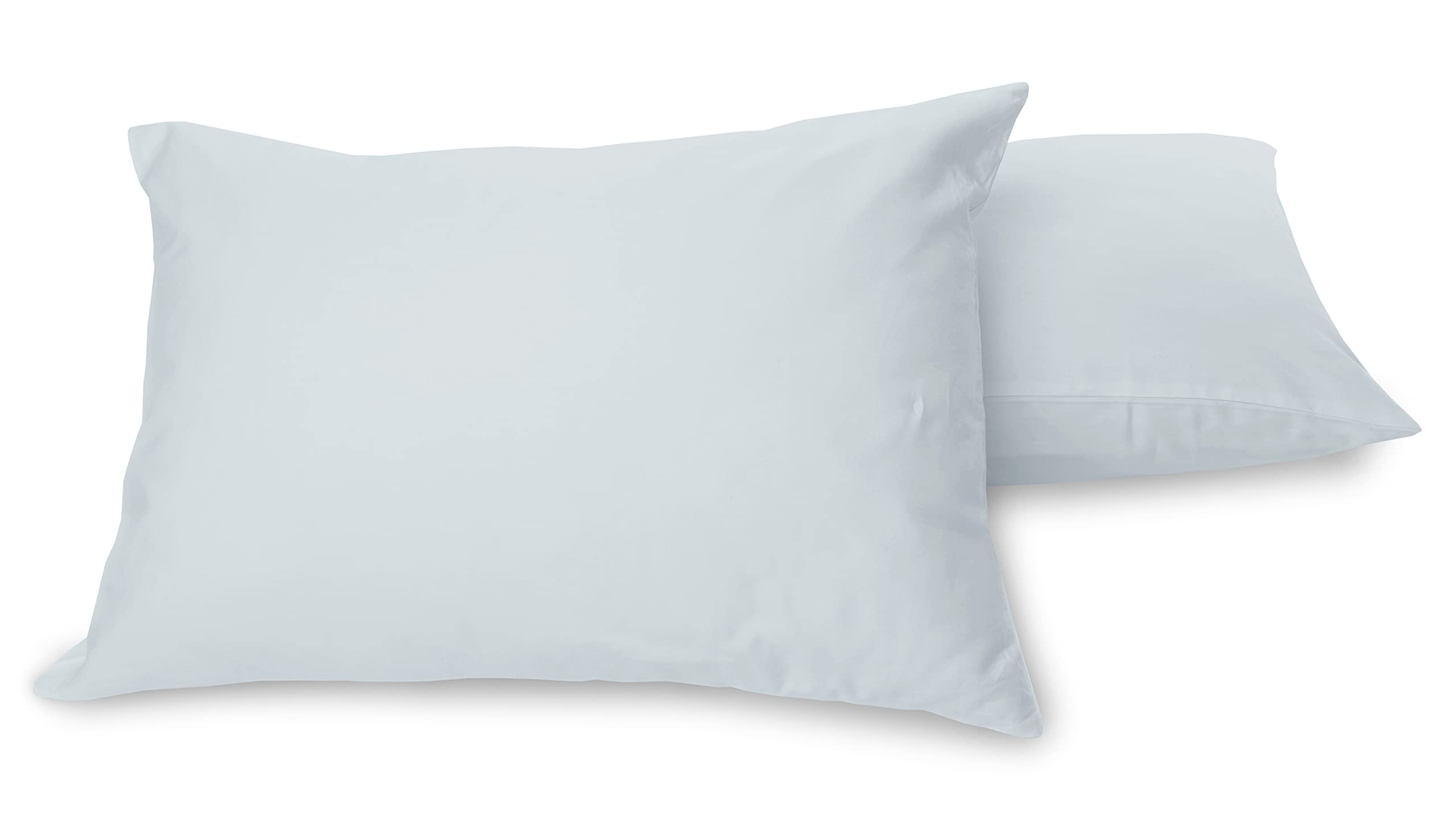180 Thread Count 100% Pure Cotton Percale Pillowcase Pair (White)