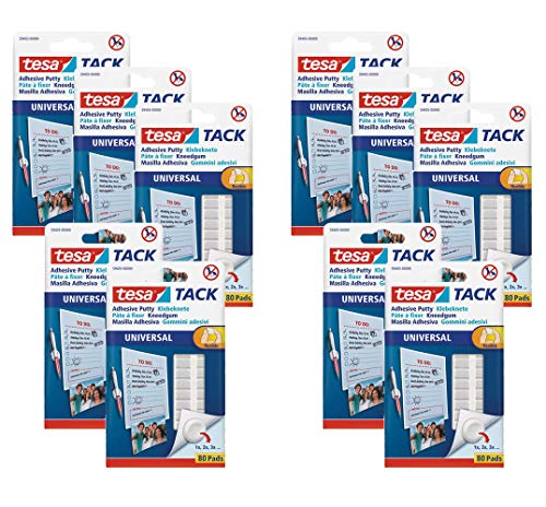 Tesa Tack XL – Cuscinetti Biadesivi Trasparenti 36 Pezzi (2 Confezioni)