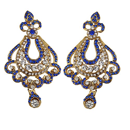 Earring Maang tika set with Kundan and Pearls