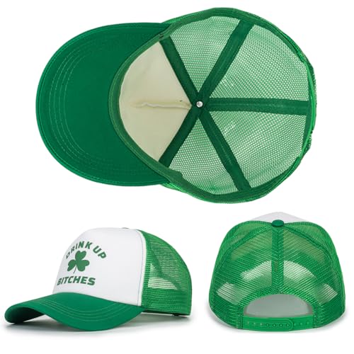 Queue de cheval baseball-cap Saint-Patrick ajustable chapeau trèfle mixte