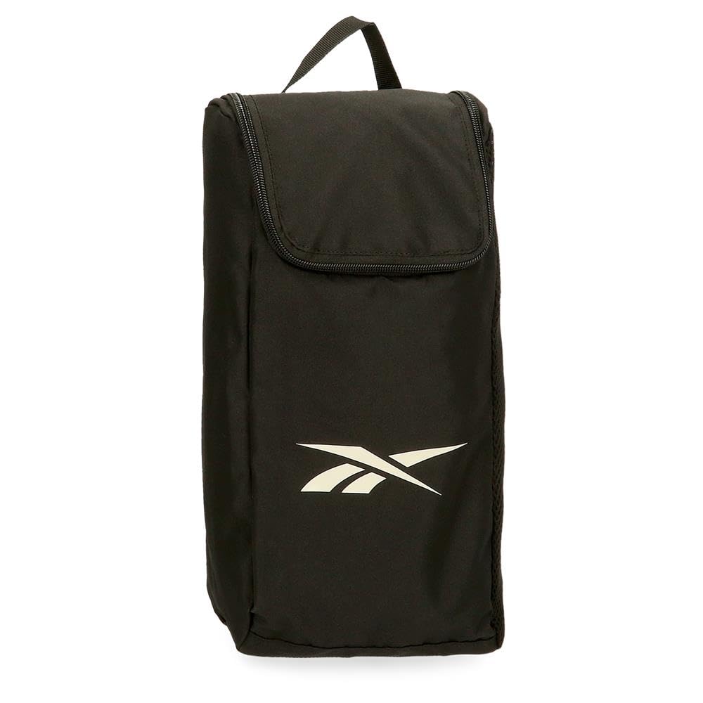 Reebok Malden Zapatillero Negro 18x36x12 cms Poliéster by Joumma Bags