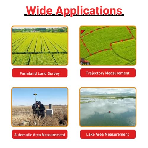 Landflächenmesser Handheld-GPS-Navigationsflächenmesser mit 2,4-Zoll-LCD-Display für die Anzeige der Flächenlänge in Echtzeit