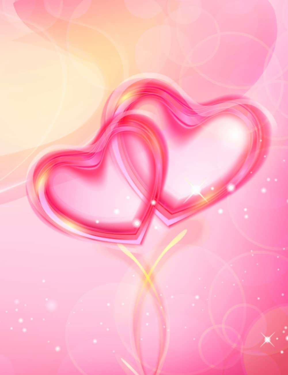 Hearts Composition Notebook Journal for Girls, Women: 110 ruled pages, notebook, journal, diary