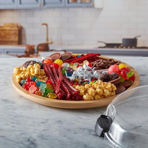 Tabla Portátil de Madera para Frutas Snacks y Bandejas de Cumpleaños 4