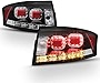 ACANII - For Black 2000-2006 Audi TT Quattro Lumileds LED Tail Lights Brake Lamps Driver & Passenger Side