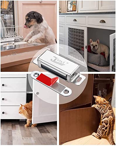 Cabinet Magnets Jiayi 12 Pack Magnetic Door Catch Stainless Steel Kitchen Cabinet Magnetic Catch Drawer Magnet For Cabinet Door Cupboard Magnetic Closures For Cabinet Magnetic Latches Cabinet Closer #TOP6