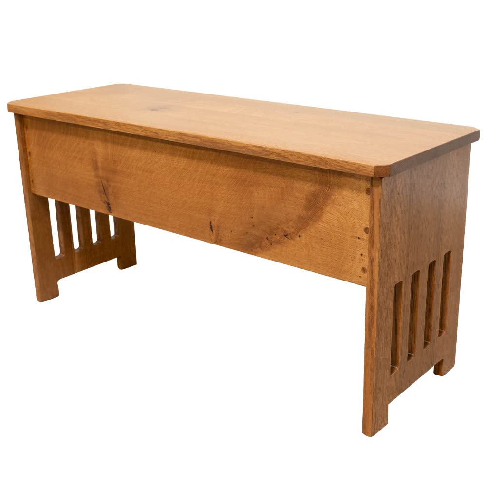 Rustic Red Door Co. Mission Style Storage Bench 48 inch