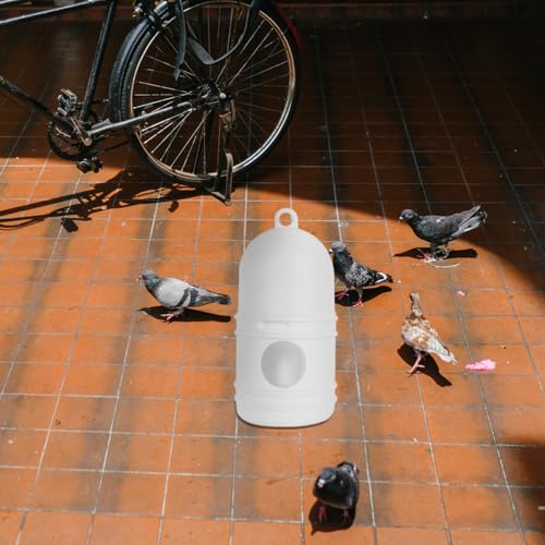 HOLIDYOYO 1 Liter Vogeltränke aus Kunststoff Tauben und Fasanen Wasserbehälter Befestigung für Geflügelkäfig Wasserspender für Hühner und Wachteln