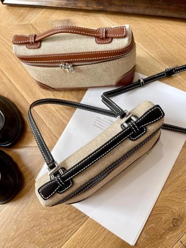 Image of Rejolly Small Crossbody Bag for Women Leather Top-Handle Pouch Purse Shoulder Handbag