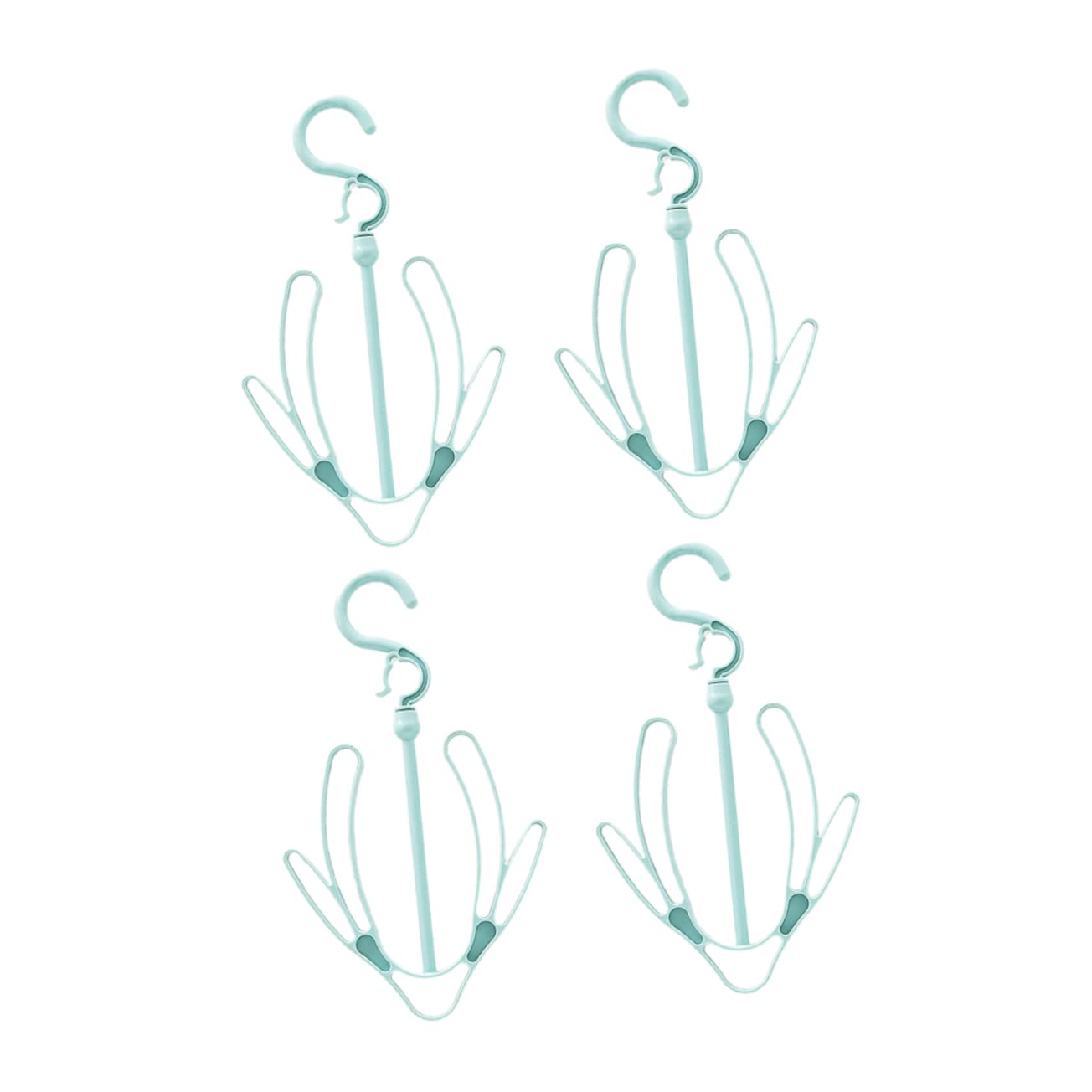 Vaguelly 4Pcs Moveable Shoes Drying Rack Hanging Shelf for Long Boots Lightweight and Convenient Shoes Hanger Practical Footwear Organizer for Home Use