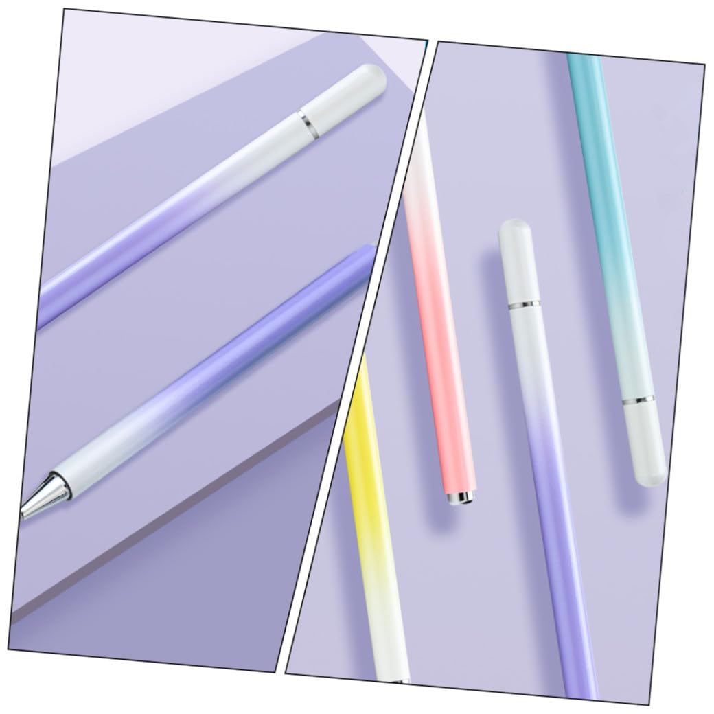 DOITOOL 3 Series Lápiz Stylus Punta Flexible Tapa Magnética Pantallas Táctiles De Teléfonos Tablets Compatible con Dispositivos Móviles Escritura Dibujo Digital 4 Piezas X 3