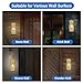 Heavy Duty Metal Door Bell Wired Button, 5inch Gold Pineapple LED Lighted Door Push Button Switch Home Wall Mounted Buttons Wired Opener Universal Hardware Garage Front Doors, Yellow Light