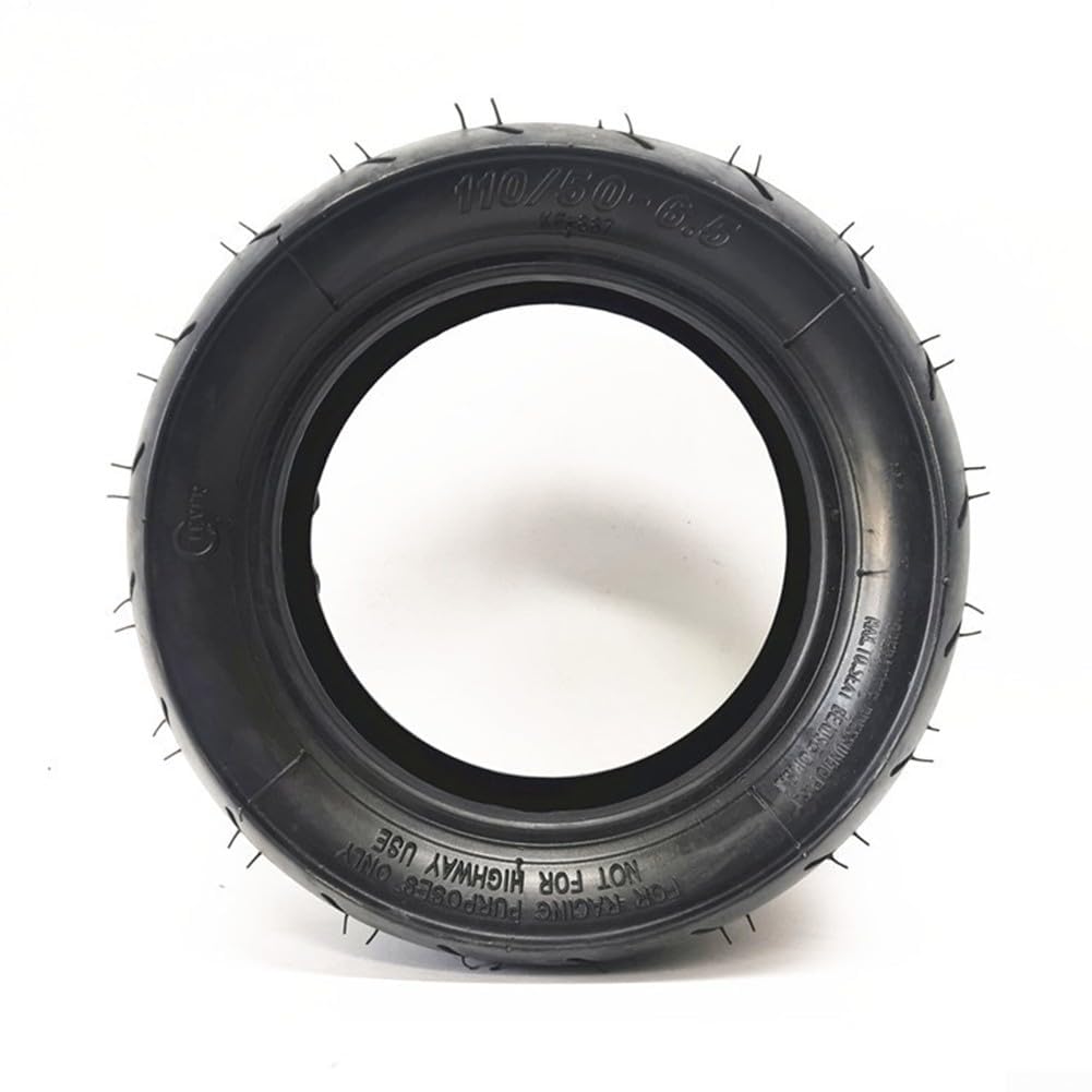 Pneumatici senza camera d'aria 110/50-65 Ruota posteriore in gomma da 11 pollici per scooter elettrico per mini moto Pocket Bike 49CC fuoristrada uso privato terreno nero