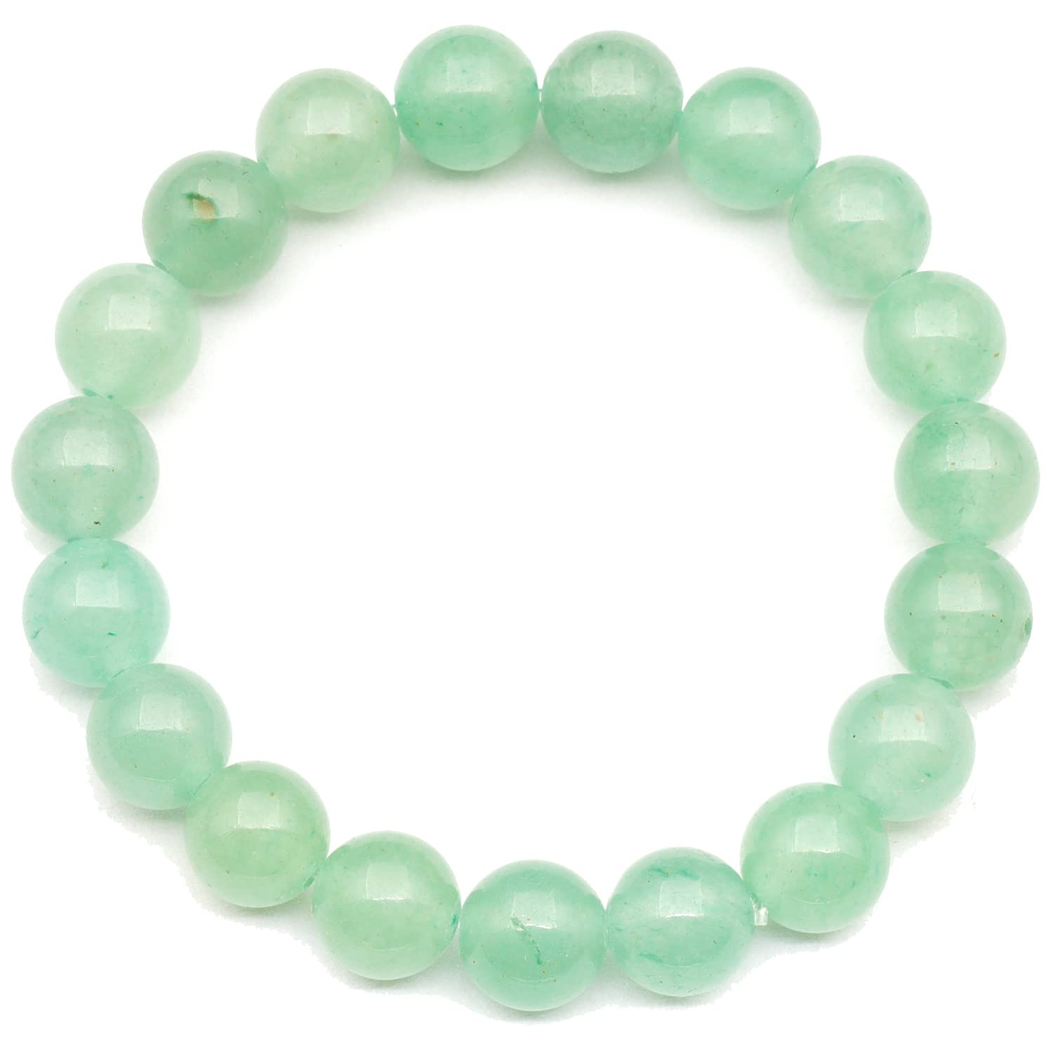 ElisaJewelryArt Natural Gemstone Beaded Stretch Bracelet for Men & Women | Handmade 8mm Stone Jewelry | Zodiac Chakra Elastic Bracelet | Meaningful