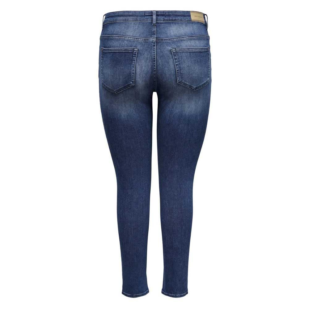 ONLY Carmakoma Damen Skinny-fit-Jeans Carwilly Reg Skinny Jeans DNM Tai Noos