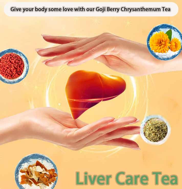 Goji Berry Chrysanthemum Tea, Dandelion Wolfberry Tea for Liver Health, Liver Detox Clear the Liver and Improve Eyesight 150g(1box,15 Bags) (1) - Image 6