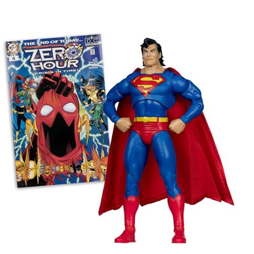 McFarlane DC Direct Page Punchers Superman (Zero Hour) 7in Action Figure with Comic Toys, Multicolor, 7" - Image 3