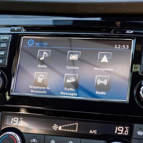 Verre trempé pour Nissan Qashqai J11 et X-Trail T32 2015-2018 protecteur d'écran GPS