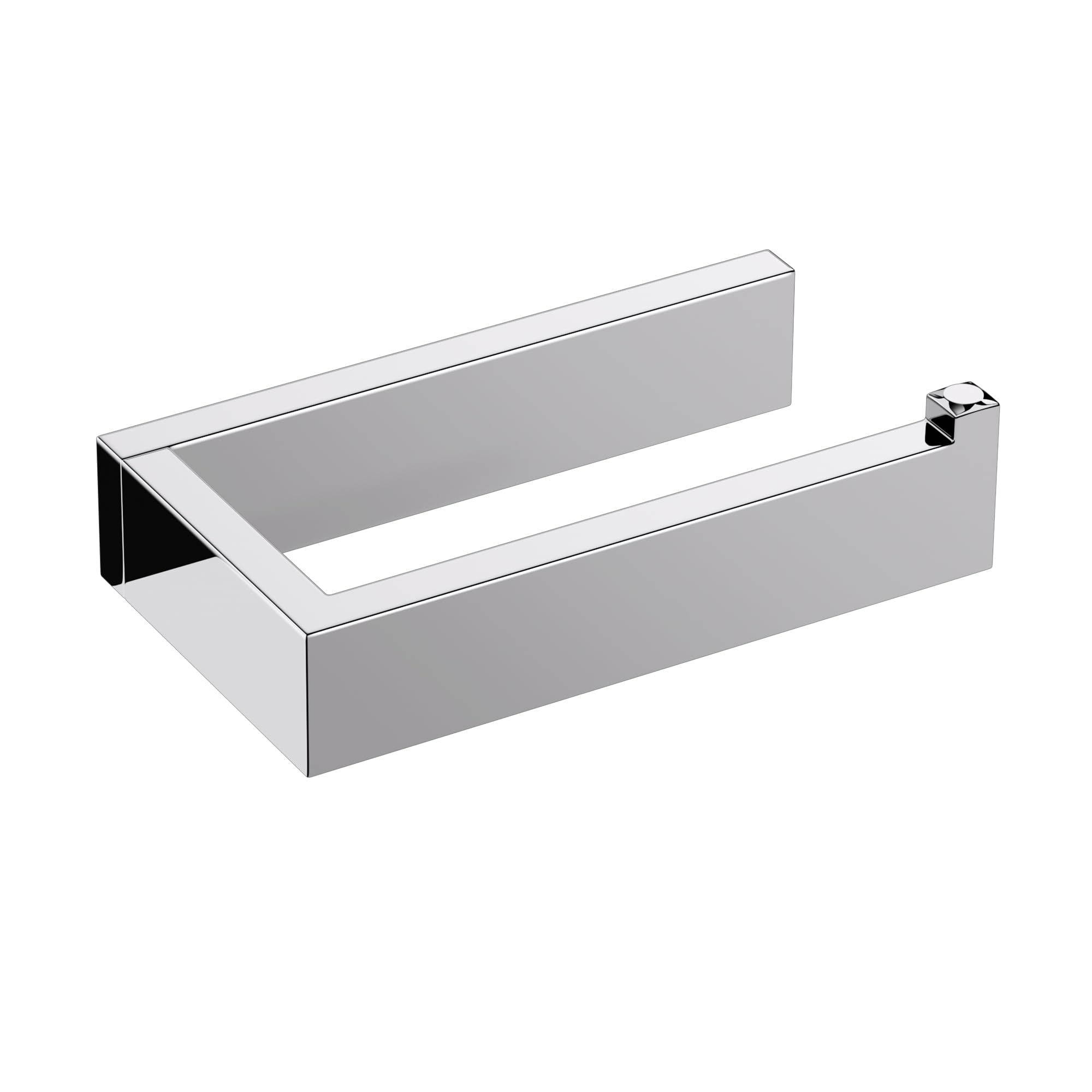 TURS Polished Toilet Roll Holder Wall Mounted SUS 304 Stainless Steel Toilet Paper Holder, Concealed Screws, Toilet Accessories for Bathroom, Kitchen, Washroom.