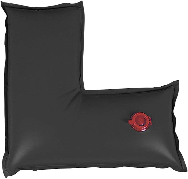 Robelle 2 ft. Corner 4-Pack Heavy Duty Black Pool Cover Weights, .33 MM Thick Vinyl, Pool Water Bags, Water Tubes