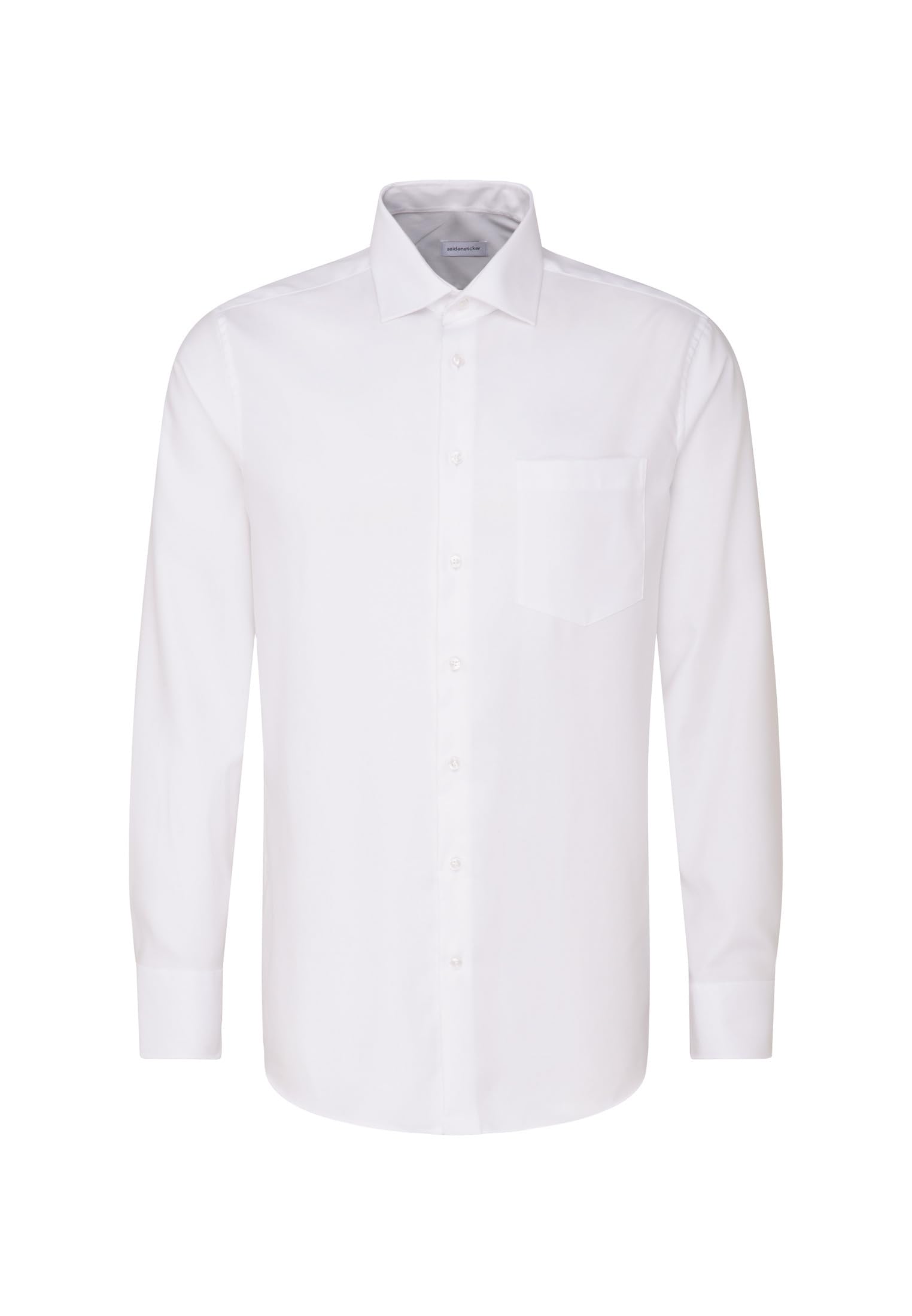 Seidensticker Men's Business Shirt - Regular fit - Easy-Iron - Kent Collar - Long Sleeve - 100% Cotton