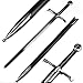 Ace Martial Arts Supply Medieval Knight Arming Sword with Scabbard (Crusader (Cross))