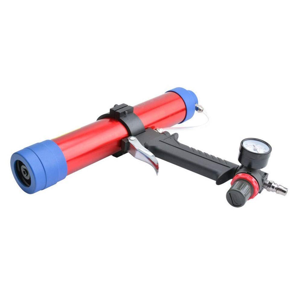 JF-XUAN Pneumatic Riveter Nut Portable Practica Pneumatic 400ML Soft Glue Machine, With Table Adjustable Speed Pneumatic Glass Glue Tool Hand Tools Industrial