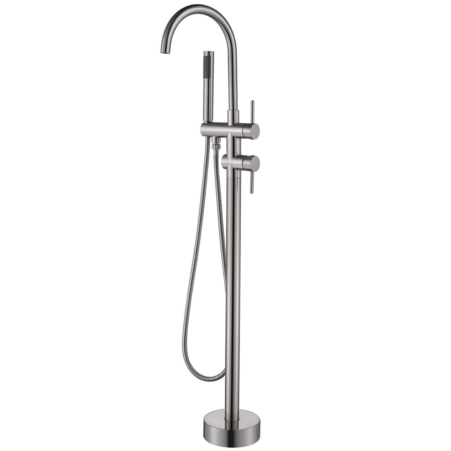 Buy LANSEN Tub Faucet Freestanding Brushed Nickel Bathtub Faucet with