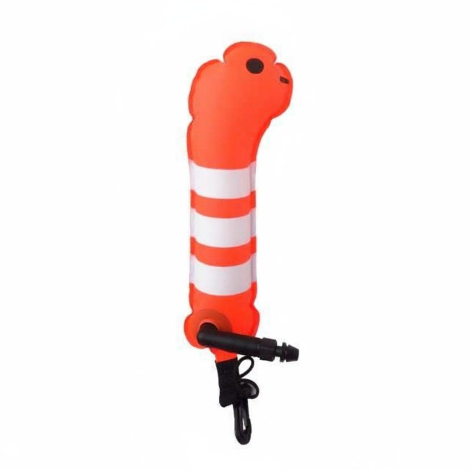 de Señalización de Buceo Juguete Inflable Auto Deslizante Juguete Acuático de Piscina Estructura Ligera Nylon y TPU para Práctica Adecuados para, Orange, Plain