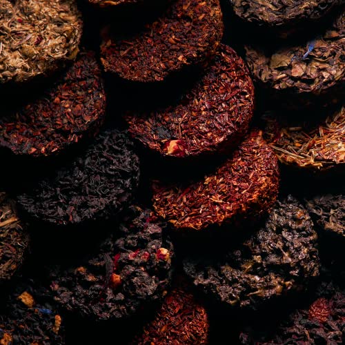 Ilola Loose Leaf Tea Discs Black & Green Tea Bundle | English Breakfast Black Tea No. 11 & Midnight Jasmine Green Tea No. 27 | Medium & High Caffeine | 14 Tea Discs Per Flavor #TOP5