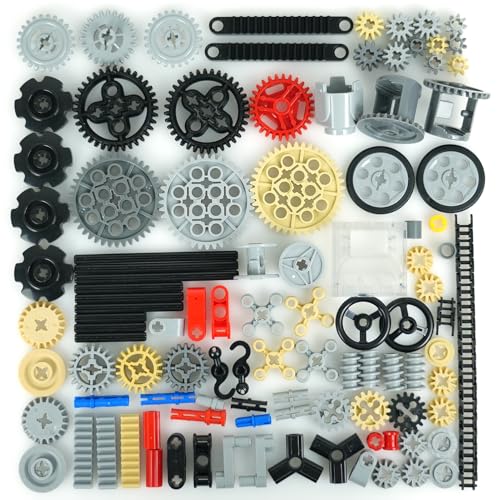 MALEKO Technical Gears Axles Set 120+PCS MOC Car Building Block Parts