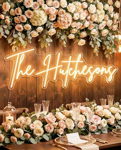 Image of CIONAOR Custom Neon Sign, Business or Wedding LED Neon Sign Customizable,Personalized Name Light for Salon Beauty Nail Studios, Light Up Sign for Bar Bakeries Coffee Shop Art Decors