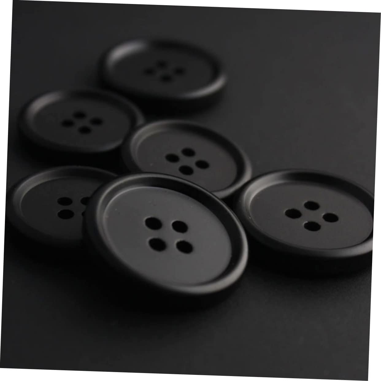 Lurrose 3 Set Di Bottoni in Resina Da Cucito Bottoni Rotondi Da 20 Mm Per Tessuti Decorativi E Progetti 100 Pezzi*3